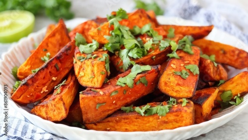 Spicy Chipotle Sweet Potato Wedges.
