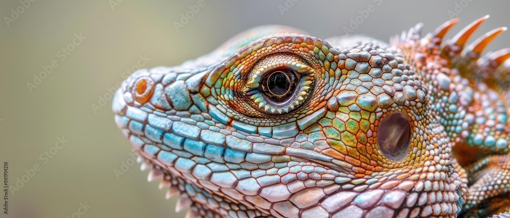 Highdefinition shot of a lizards textured skin, with ample copy space Highdefinition shot of a lizards textured skin, with ample copy space