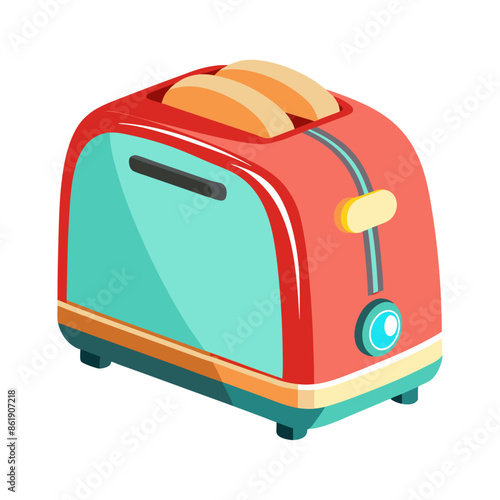 toaster with bread