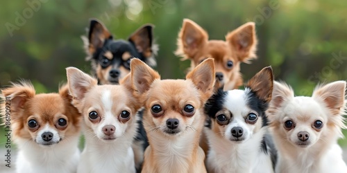 Chihuahua Group Portrait. Concept Pet Photography, Chihuahua, Group Portraits, Cute Animals, Dog Owners