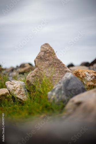 stone wall in the mountains