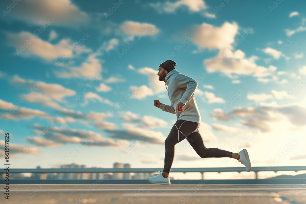 man running outdoor man running outdoor