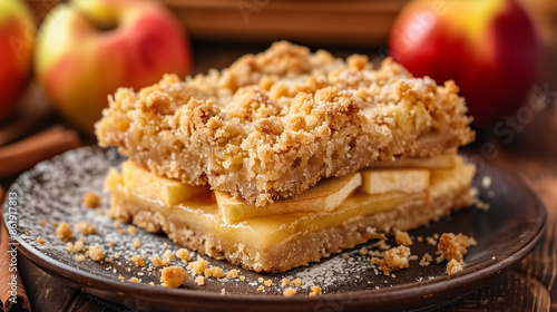 Wallpaper Mural Apple pie bars with crumble Torontodigital.ca