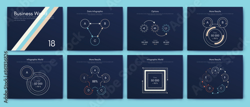 Vector graphics infographics with mobile phone. Template for creating mobile applications, workflow layout, diagram, banner, web design, business reports