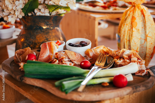 Easter traditional lunch from Istria, Croatia