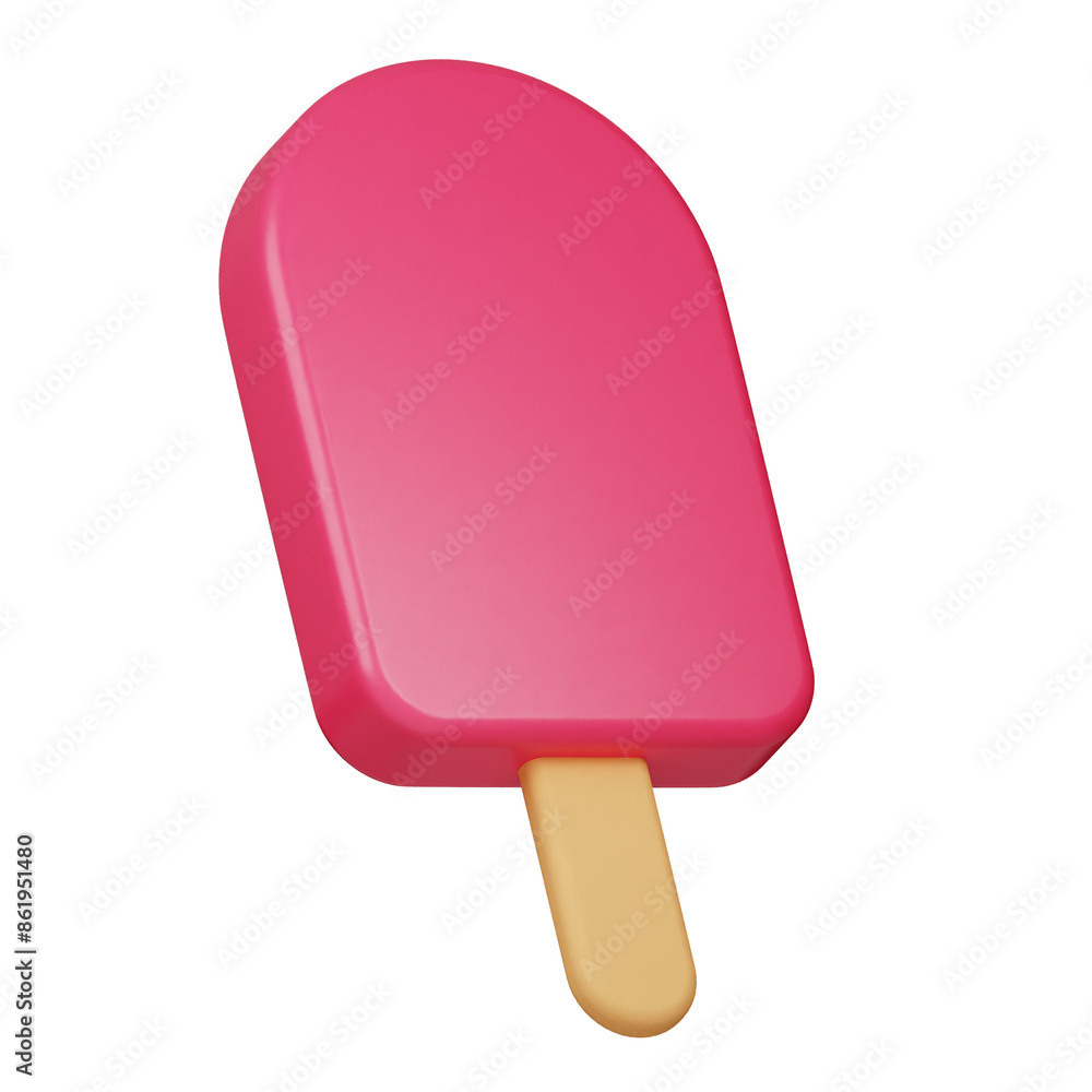 ice cream 3d icon isolated on the transparent background ice cream 3d icon isolated on the transparent background