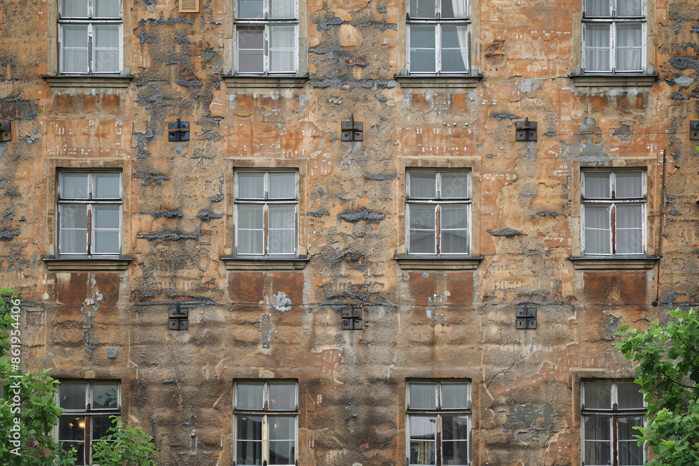 Fototapeta premium facade texture pattern background