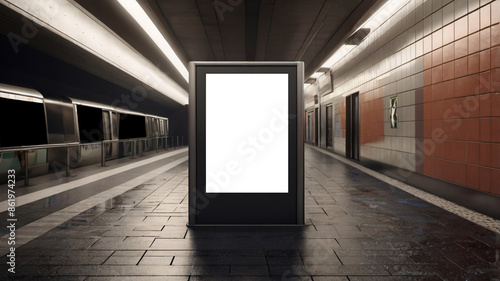 Billboard Mockups, urban and subway promotional activities 