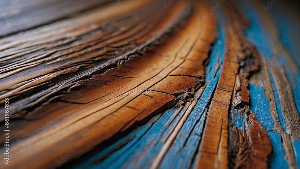 Fototapeta premium Macro close up of wood texture with high detail