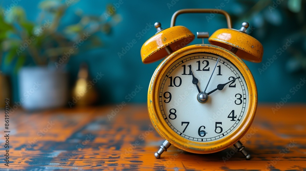 Retro alarm clock illustration with a ringing bell, suitable for time management and vintage themes, depicting an old-fashioned alarm clock with a loud ringing bell. Illustration, Minimalism, Retro alarm clock illustration with a ringing bell, suitable for time management and vintage themes, depicting an old-fashioned alarm clock with a loud ringing bell. Illustration, Minimalism,