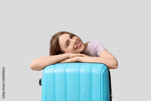 Beautiful young woman with ...