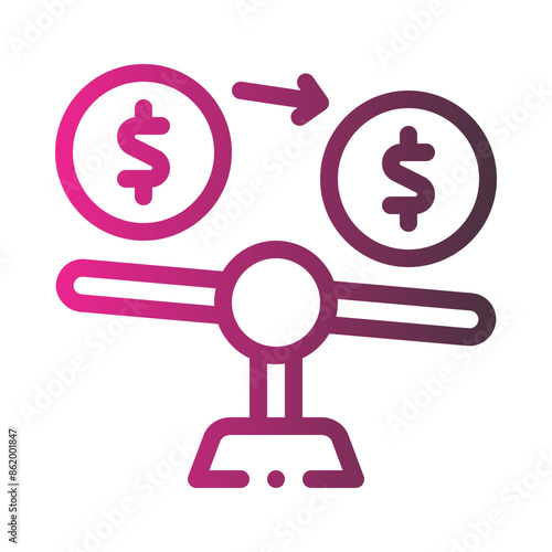 liquidity gradient icon