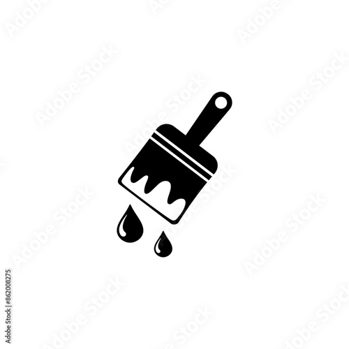 Wet paint icon or wet paint sign vector isolated. Best wet paint icon for anything design, print, and more.
