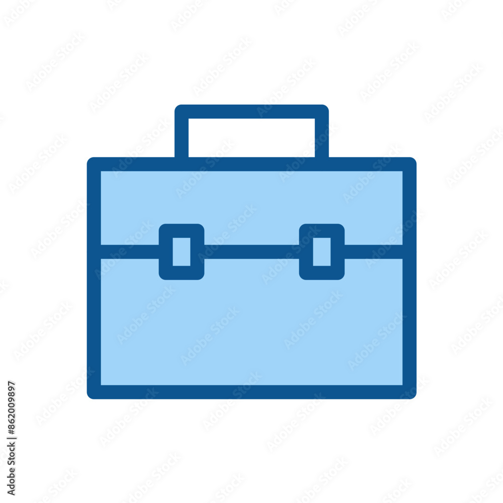 Briefcase for bussines man, bussines icon Briefcase for bussines man, bussines icon
