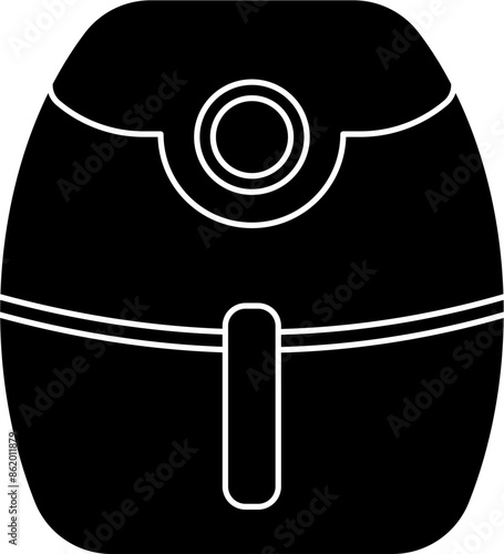 Air fryer illustration vector