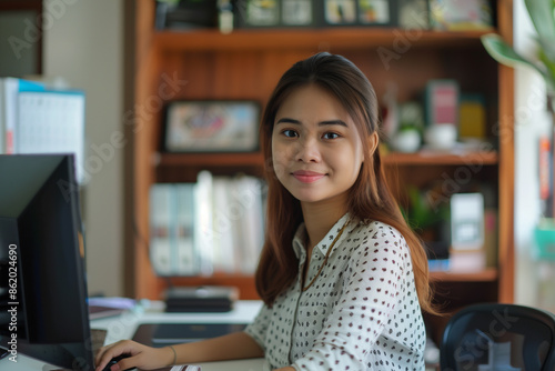 Photography of young filipina entrepreneur in the early stages of starting brand or business. © josepperianes