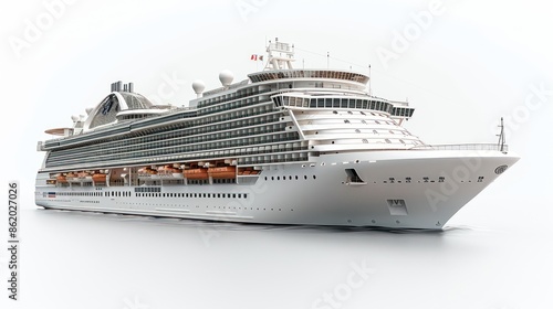 Wallpaper Mural A Majestic Cruise Ship Sails on Calm Waters Torontodigital.ca