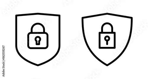 Security icon vector isolated on white background. protection icon. privacy. vpn