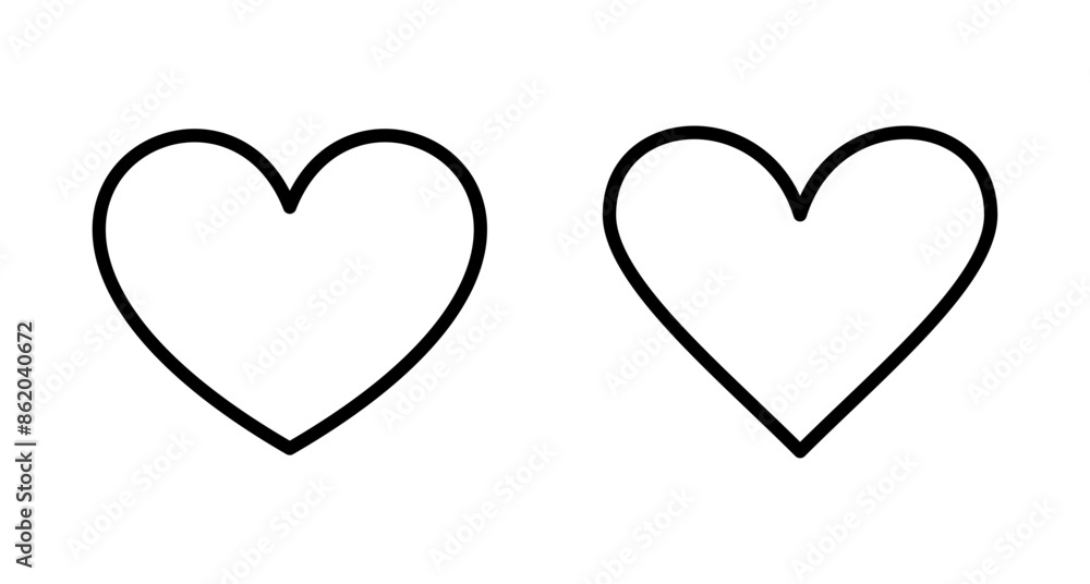 Heart icon vector isolated on white background. Heart vector icon. Like icon vector. Love Heart icon vector isolated on white background. Heart vector icon. Like icon vector. Love