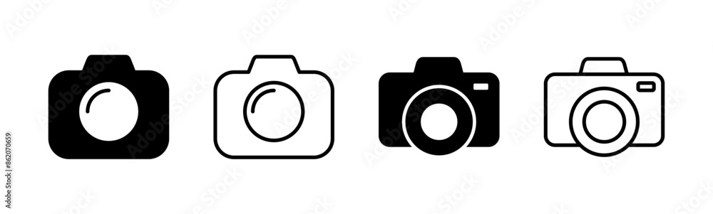 Camera icon set. photo camera icon. camera photography icon. Camera icon set. photo camera icon. camera photography icon.