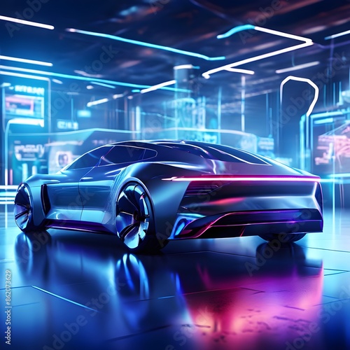 Future Electric Car Concept 