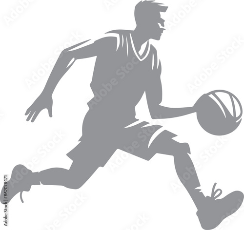 Basket Ball Player Silhouette