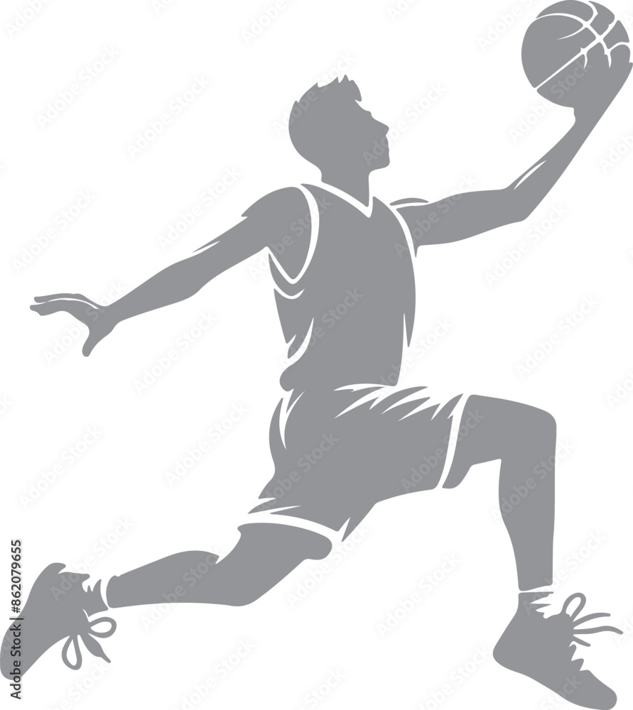 Basket Ball Player Silhouette
