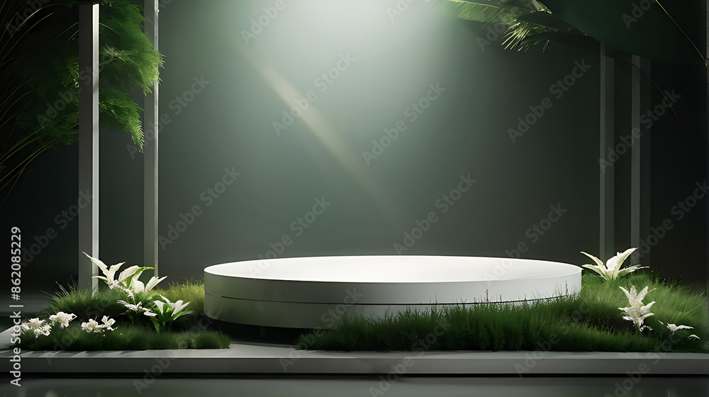 Grass 3D podium green background field land ground render isolated garden platform patch. Podium spring grass illustration 3D lawn island stage plant white round landscape surface summer meadow earth Grass 3D podium green background field land ground render isolated garden platform patch. Podium spring grass illustration 3D lawn island stage plant white round landscape surface summer meadow earth