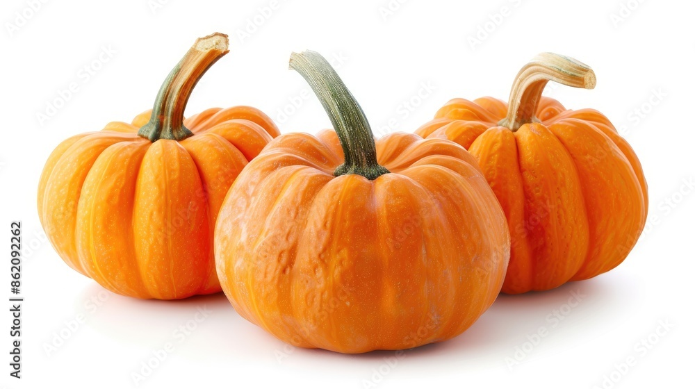 Isolated pumpkins on a white background Isolated pumpkins on a white background