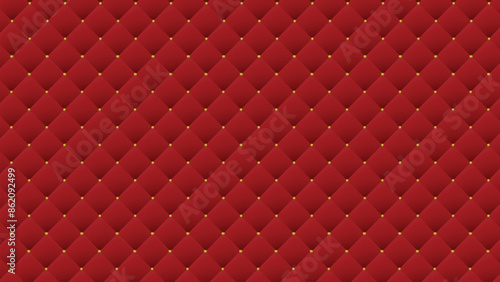 red leather upholstery