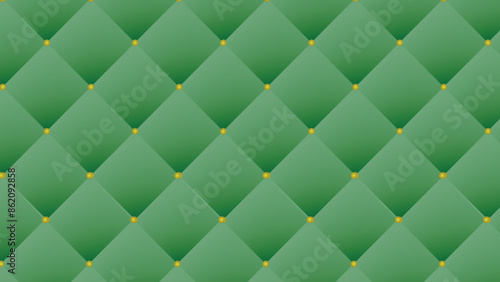 green leather upholstery