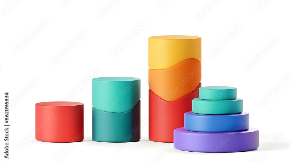 Bar Chart Icon Isolated on White Background for Finance and Data Analytics Visualization Bar Chart Icon Isolated on White Background for Finance and Data Analytics Visualization
