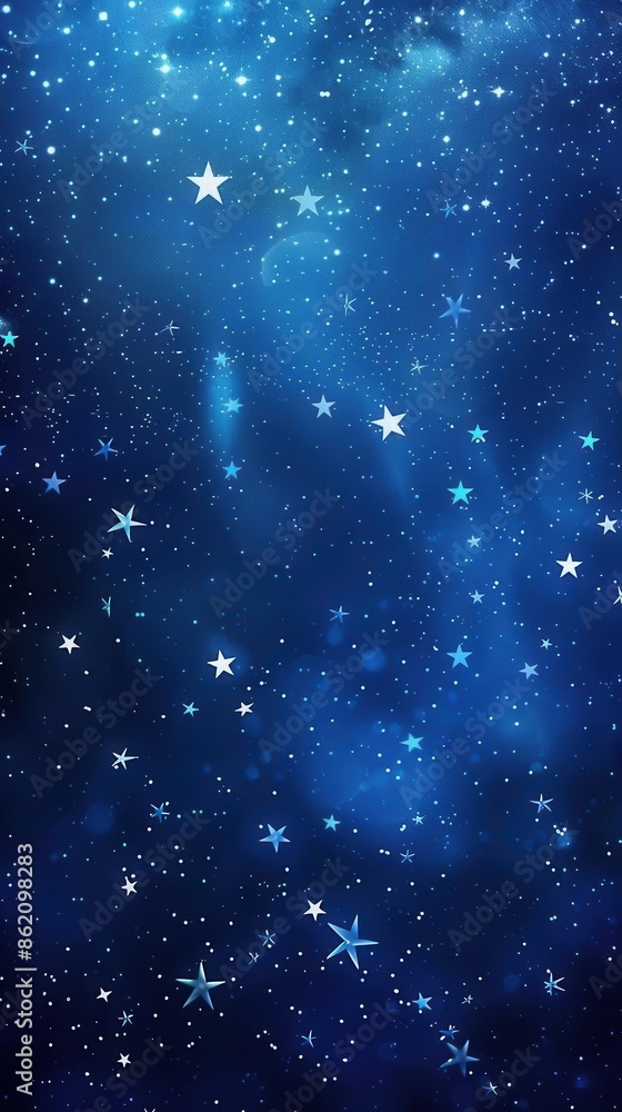 Obraz premium Celestial Night. Cosmic beauty concept