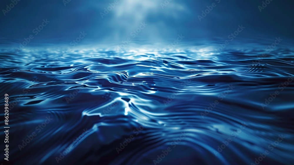 Blue Abstract Water Wave Background Blue Abstract Water Wave Background