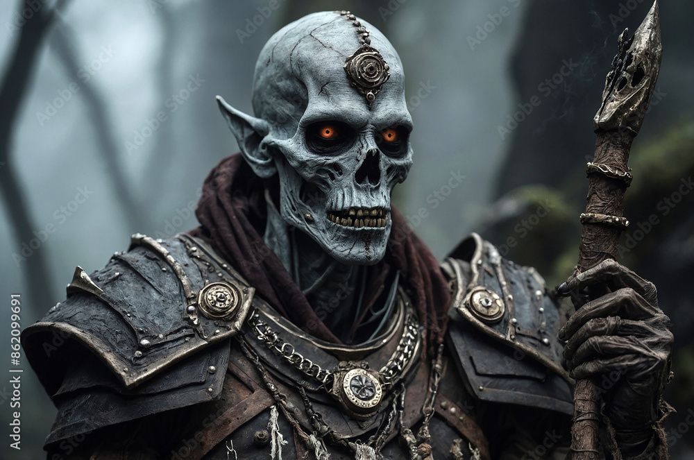 potret of Draugr are undead creatures who guard treasures and have superpowers potret of Draugr are undead creatures who guard treasures and have superpowers