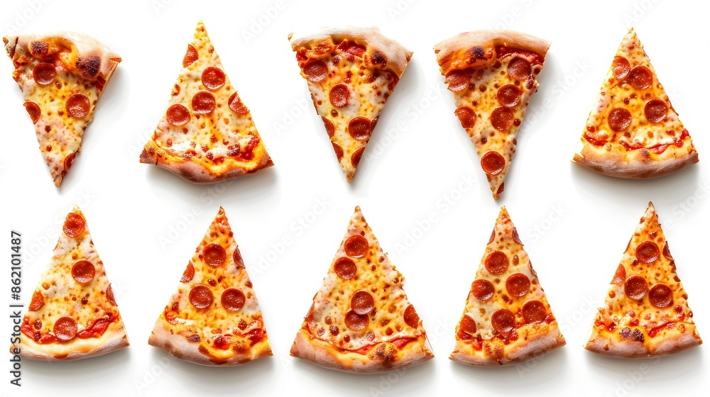 Delectable Pizza Slice Icon for Culinary and Dining Concepts Delectable Pizza Slice Icon for Culinary and Dining Concepts