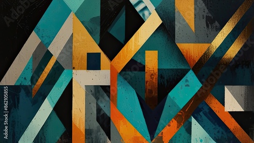 Wallpaper Mural abstract background with stripes Torontodigital.ca