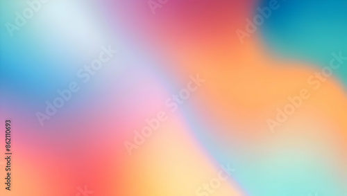 Gradient Colorful Abstract Background. A vibrant and smooth gradient with shades of blue, pink, and orange. 