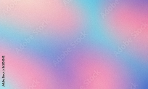 Beautiful Gradient Background in Soft Blue and Pink Colors