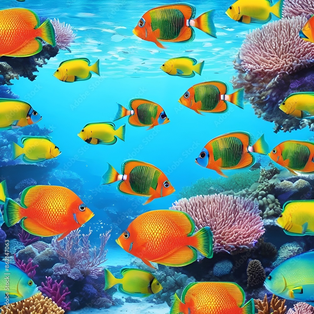 Fototapeta premium fish in aquarium