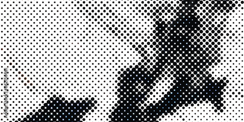 Halftone dot. Seamless border pattern. Fade gradient. Background dots. Point noise texture. Overlay effect. Gradation opacity transition. Half tone polka. Pop art polkadot design. Dotted poka. Vector