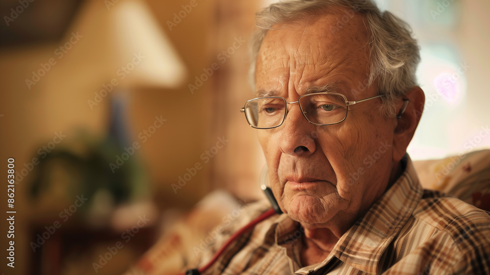 An older man suffering from chest pain, symbolizing a heart attack health issue. An older man suffering from chest pain, symbolizing a heart attack health issue.