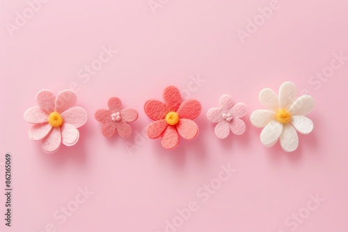 embroidered of cute  flowers handmade colors cute, art, design, cute, embroidery, handmade, illustration, decoration, vector, , pattern, fashion, pink Background