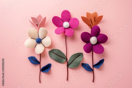 embroidered of cute  flowers handmade colors cute, art, design, cute, embroidery, handmade, illustration, decoration, vector, , pattern, fashion, pink Background