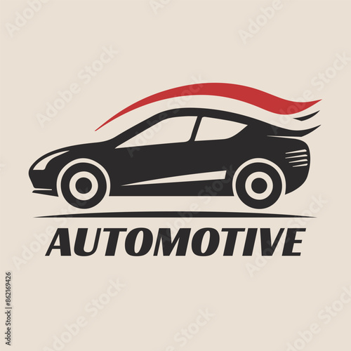 Automotive Sports Car Dealership Logo, Rental Car and Auto body