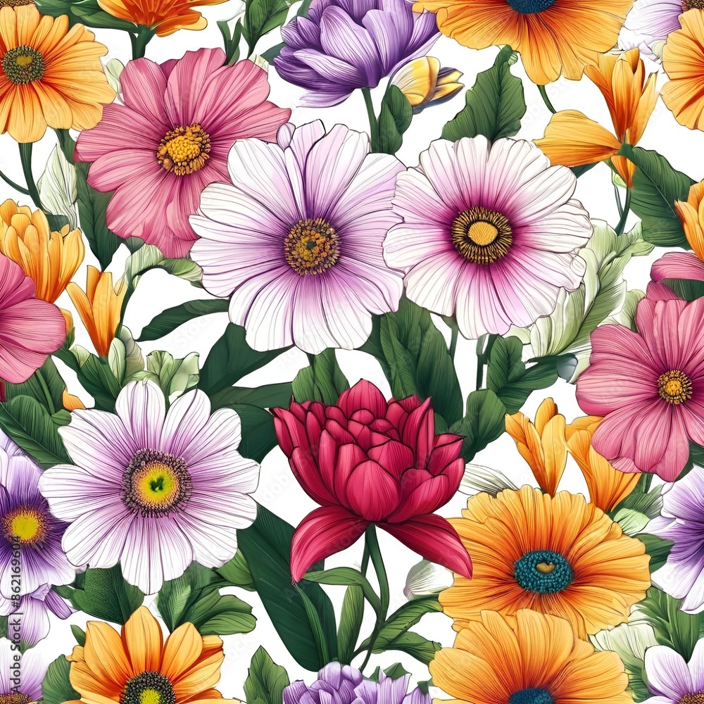 seamless floral pattern seamless floral pattern