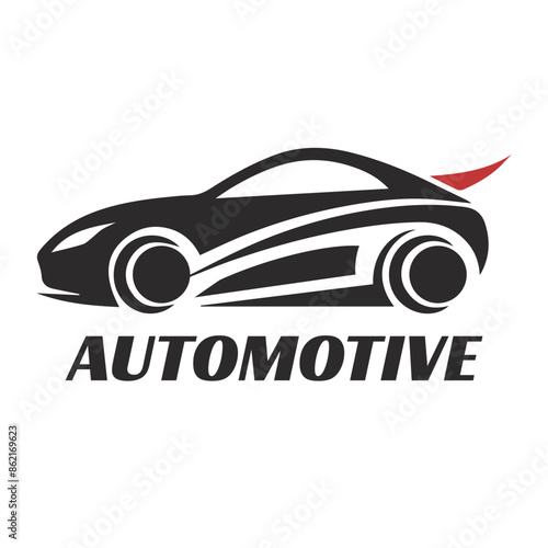 Automotive Sports Car Dealership Logo, Rental Car and Auto body