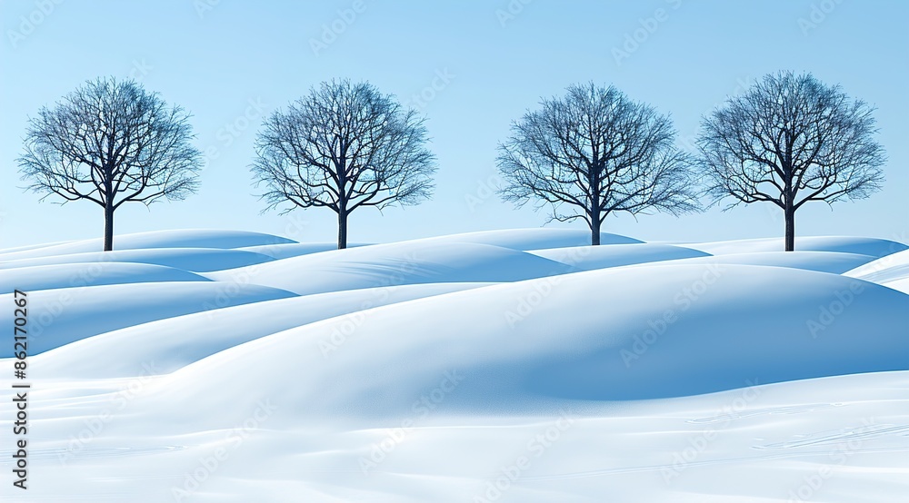 trees in the snow trees in the snow