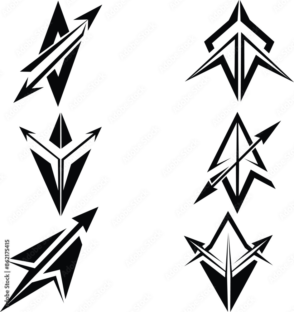 set of arrows set of arrows