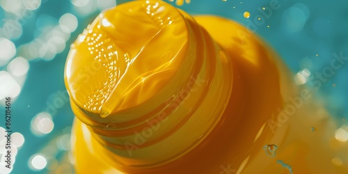 Close-up views of refreshing citrus drinks: orange juice splash, a lemon, and a glass of water